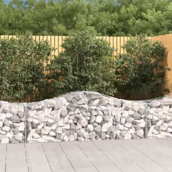 Questo pratico cesto di gabbioni è stato progettato appositamente come barriera da giardino decorativa e fonoassorbente. Mate ...