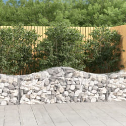 Vidaxl - Cesto Gabbione ad Arco 200x50x60/80 cm Ferro Zincato