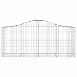 Cesto Gabbione ad Arco 200x50x80/100 cm Ferro Zincatocod mxl 73065 - Vista aggiuntiva 3