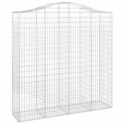 Cesto Gabbione ad Arco 200x50x200/220 cm Ferro Zincatocod mxl 129489 - Vista aggiuntiva 2