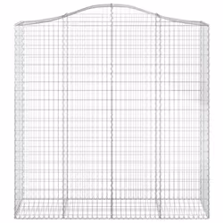 Cesto Gabbione ad Arco 200x50x200/220 cm Ferro Zincatocod mxl 129489 - Vista aggiuntiva 3
