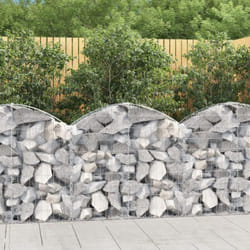 Vidaxl - Cesto Gabbione ad Arco 100x30x80/100 cm Ferro Zincato