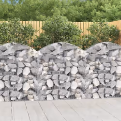 Questo pratico cesto di gabbioni è stato progettato appositamente come barriera da giardino decorativa e fonoassorbente. Mate ...