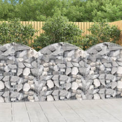 Vidaxl - Cesto Gabbione ad Arco 100x30x100/120 cm Ferro Zincato 3249