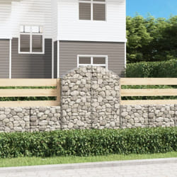 Vidaxl - Cesto Gabbione ad Arco 100x30x120/140 cm Ferro Zincato 7195