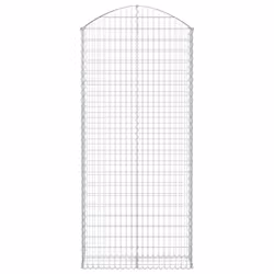 Cesto Gabbione ad Arco 100x30x220/240 cm Ferro Zincatocod mxl 80216 - Vista aggiuntiva 3
