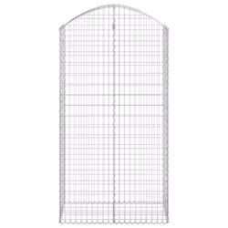 Cesto Gabbione ad Arco 100x50x180/200 cm Ferro Zincatocod mxl 103377 - Vista aggiuntiva 3