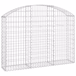 Cesto Gabbione ad Arco 150x30x100/120 cm Ferro Zincatocod mxl 112601 - Vista aggiuntiva 2