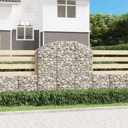 Vidaxl - Cesto Gabbione ad Arco 150x30x140/160 cm Ferro Zincato 5815
