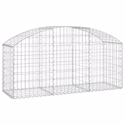 Cesto Gabbione ad Arco 150x50x60/80 cm Ferro Zincatocod mxl 103277 - Vista aggiuntiva 2