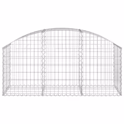 Cesto Gabbione ad Arco 150x50x60/80 cm Ferro Zincatocod mxl 103277 - Vista aggiuntiva 3