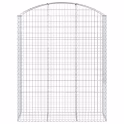 Cesto Gabbione ad Arco 150x50x180/200 cm Ferro Zincatocod mxl 81536 - Vista aggiuntiva 3