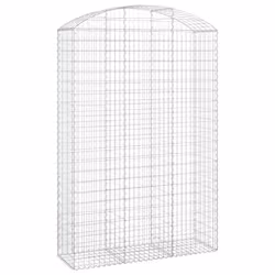 Cesto Gabbione ad Arco 150x50x220/240 cm Ferro Zincatocod mxl 129373 - Vista aggiuntiva 2
