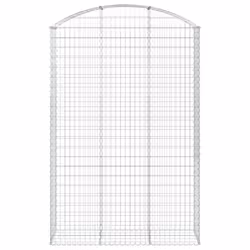 Cesto Gabbione ad Arco 150x50x220/240 cm Ferro Zincatocod mxl 129373 - Vista aggiuntiva 3
