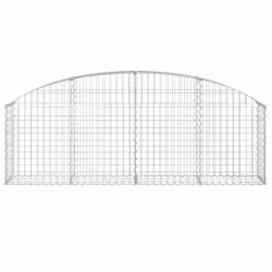 Cesto Gabbione ad Arco 200x30x60/80 cm Ferro Zincatocod mxl 128700 - Vista aggiuntiva 3