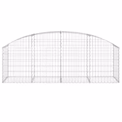 Cesto Gabbione ad Arco 200x50x60/80 cm Ferro Zincatocod mxl 79504 - Vista aggiuntiva 3