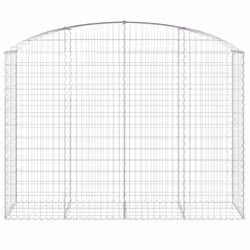 Cesto Gabbione ad Arco 200x50x140/160 cm Ferro Zincatocod mxl 128675 - Vista aggiuntiva 3