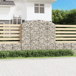Vidaxl - Cesto Gabbione ad Arco 200x50x180/200 cm Ferro Zincato