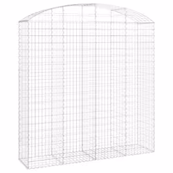 Cesto Gabbione ad Arco 200x50x200/220 cm Ferro Zincatocod mxl 129533 - Vista aggiuntiva 2