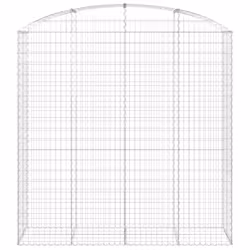 Cesto Gabbione ad Arco 200x50x200/220 cm Ferro Zincatocod mxl 129533 - Vista aggiuntiva 3