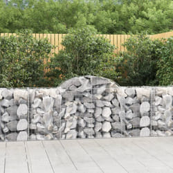 Vidaxl - Cesto Gabbione ad Arco 200x50x80/100 cm Ferro Zincato