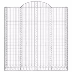 Cesto Gabbione ad Arco 200x50x200/220 cm Ferro Zincatocod mxl 105241 - Vista aggiuntiva 3