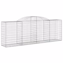 Cesto Gabbione ad Arco 300x50x100/120 cm Ferro Zincatocod mxl 73281 - Vista aggiuntiva 2