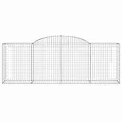 Cesto Gabbione ad Arco 300x50x100/120 cm Ferro Zincatocod mxl 73281 - Vista aggiuntiva 3