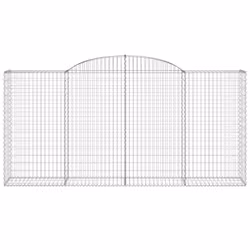 Cesto Gabbione ad Arco 300x50x140/160 cm Ferro Zincatocod mxl 79856 - Vista aggiuntiva 3