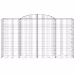 Cesto Gabbione ad Arco 300x50x160/180 cm Ferro Zincatocod mxl 128713 - Vista aggiuntiva 3
