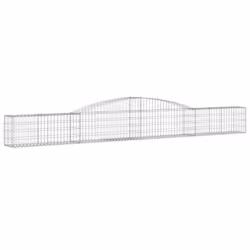 Cesto Gabbione ad Arco 400x30x40/60 cm Ferro Zincatocod mxl 80683 - Vista aggiuntiva 2