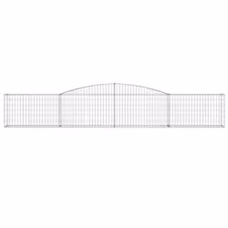 Cesto Gabbione ad Arco 400x30x60/80 cm Ferro Zincatocod mxl 103410 - Vista aggiuntiva 3