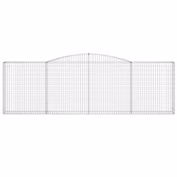 Cesto Gabbione ad Arco 400x30x120/140 cm Ferro Zincatocod mxl 128681 - Vista aggiuntiva 3