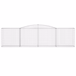 Cesto Gabbione ad Arco 400x50x100/120 cm Ferro Zincatocod mxl 97386 - Vista aggiuntiva 3