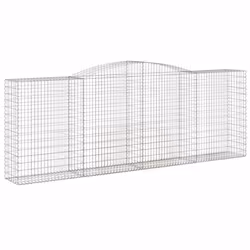 Cesto Gabbione ad Arco 400x50x140/160 cm Ferro Zincatocod mxl 104020 - Vista aggiuntiva 2