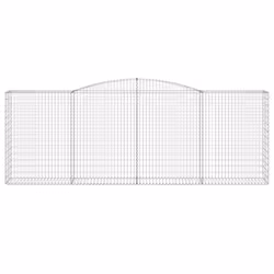Cesto Gabbione ad Arco 400x50x140/160 cm Ferro Zincatocod mxl 104020 - Vista aggiuntiva 3