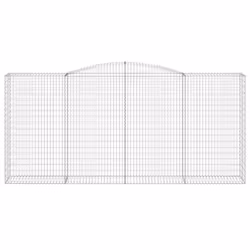 Cesto Gabbione ad Arco 400x50x180/200 cm Ferro Zincatocod mxl 129374 - Vista aggiuntiva 3