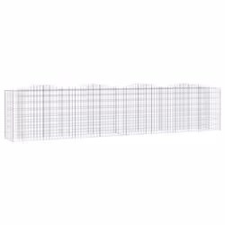 Gabbione ad Arco con Letto Rialzato 400x50x100 cm Ferro Zincatocod mxl 127477 - Vista aggiuntiva 2