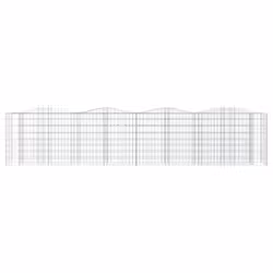 Gabbione ad Arco con Letto Rialzato 400x50x100 cm Ferro Zincatocod mxl 127477 - Vista aggiuntiva 3