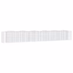 Gabbione ad Arco con Letto Rialzato 600x50x100 cm Ferro Zincatocod mxl 81321 - Vista aggiuntiva 2