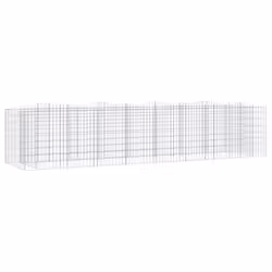 Gabbione ad Arco con Letto Rialzato 400x100x100cm Ferro Zincatocod mxl 73347 - Vista aggiuntiva 2