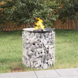Questo caminetto a gabbione è un modo pratico per creare un confine robusto per le grigliate in giardino e nel patio. Materia ...