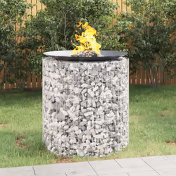 Questo caminetto a gabbione è un modo pratico per creare un confine robusto per le grigliate in giardino e nel patio. Materia ...