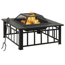 Braciere con Attizzatoio 79x79x46,5 cm XXL in Acciaiocod mxl 73004