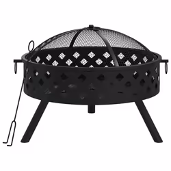 Braciere con Attizzatoio 58 cm XXL in Acciaiocod mxl 103208 - Vista aggiuntiva 2