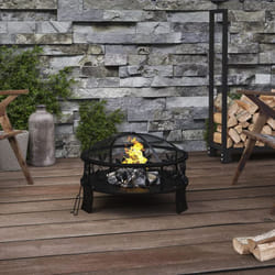 Vidaxl - Braciere con Attizzatoio 50 cm xxl in Acciaio 239157