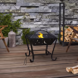 Questo braciere è l'ideale per creare un po' di calore in più e un'atmosfera accogliente nel vostro giardino o sulla terrazza ...