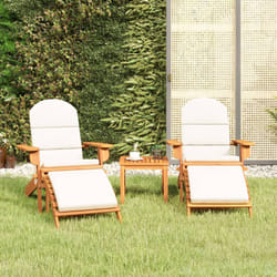 Set Salotto da Giardino Adirondack 3pz Legno Massello di Acaciacod mxl 78450