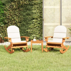 Vidaxl - Set Salotto da Giardino Adirondack 3pz Legno Massello di Acacia