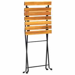 VidaXL 3152106 sedia da esterno Terrazzo Legno di acacia, Acciaio - Vista aggiuntiva 7